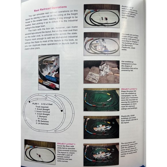 Model Railroading Made "E-Z"w Bachmanns E-z Track System Robert Scheicher 1995 - Picture 5 of 12